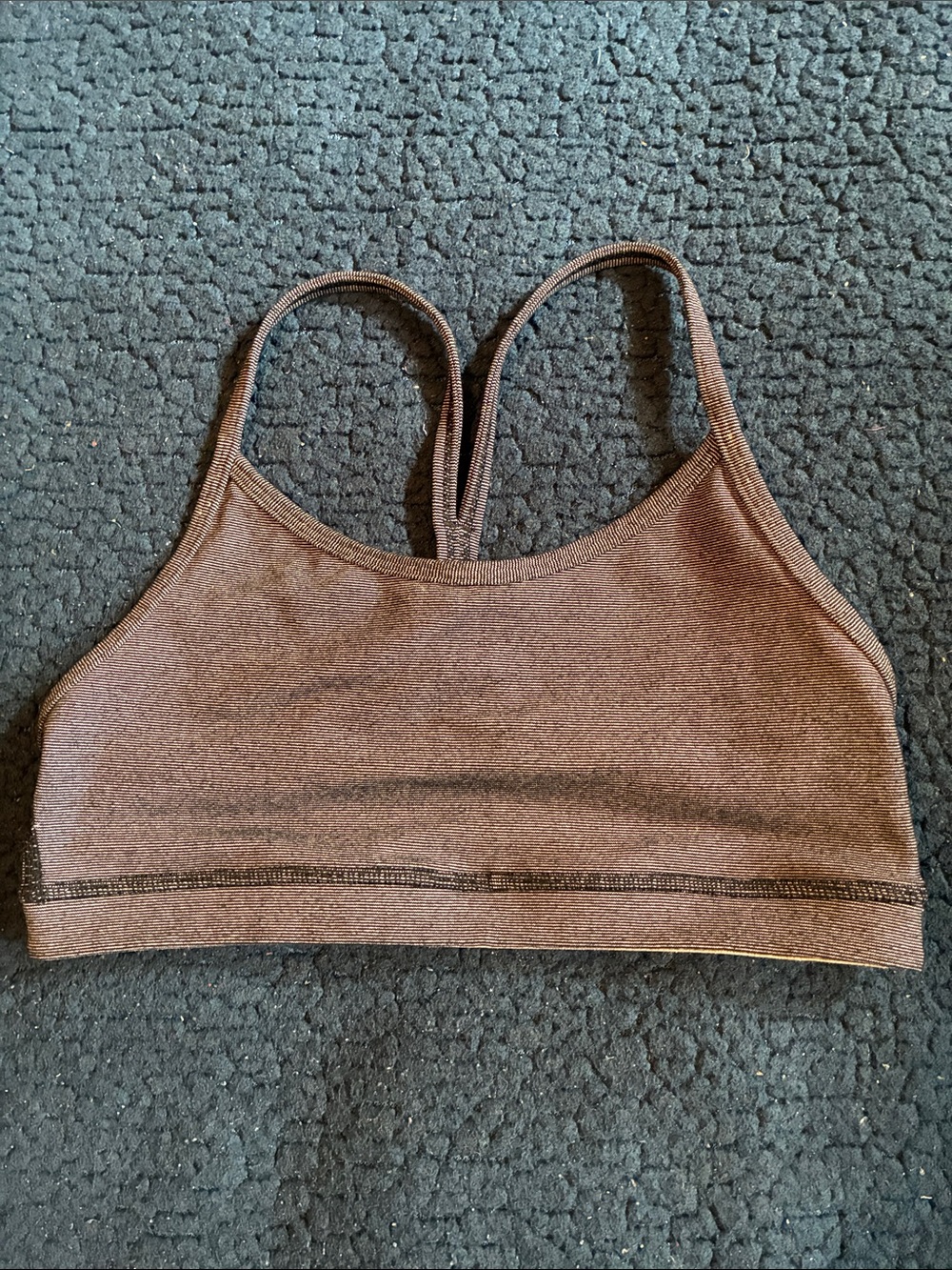 lululemon athletica gray Seamless Racerback Sports Bra